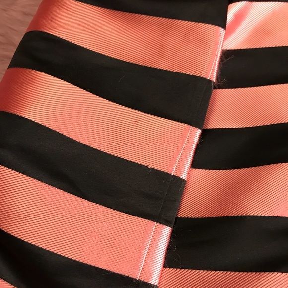 NWT Topshop Pink & Black Midi Skirt Size 2 Petite - Picture 6 of 7